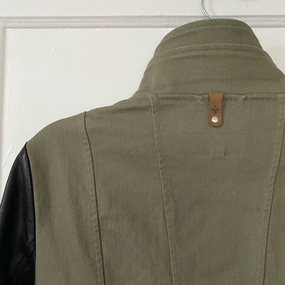 Authentic Mackage leather sleeve moto jackets - Picture 13 of 15